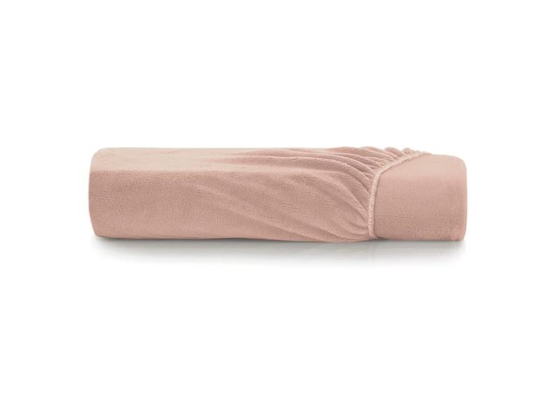 Lençol com Elástico Solteiro Altenburg Blend Plush - Rosé