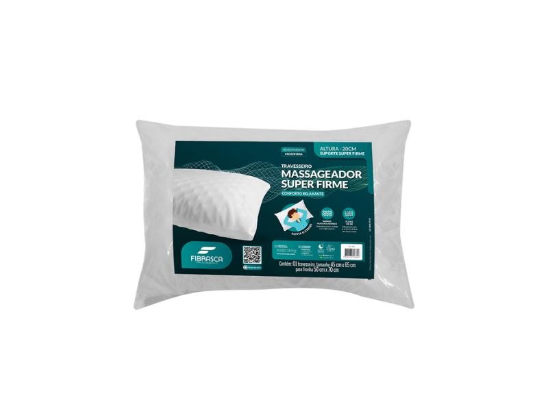 Travesseiro de Espuma Massageador Super Firme Fibrasca