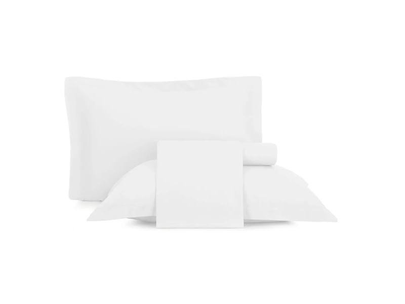 Jogo de Cama Queen 4 Peças Altenburg Toque Acetinado Branco