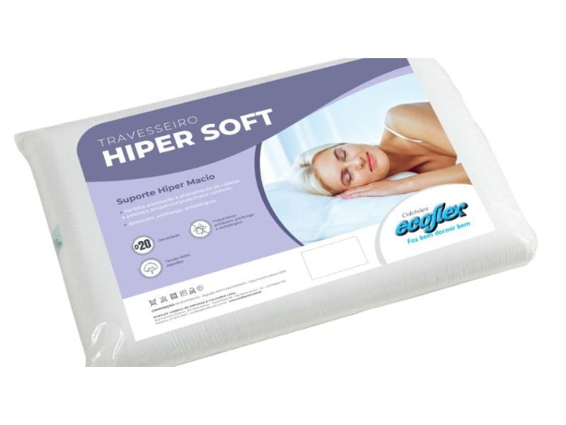Travesseiro de Espuma Hipersoft Ecoflex