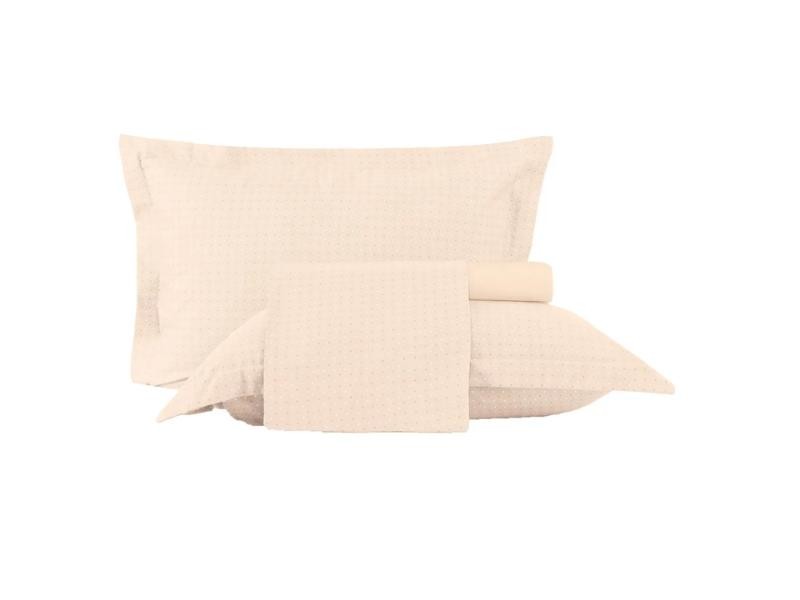 Jogo de Cama Queen 4 Peças Altenburg Toque Acetinado Play Bege