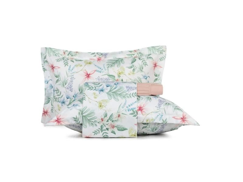 Jogo de Cama Queen 4 Peças Altenburg Toque Acetinado Florado