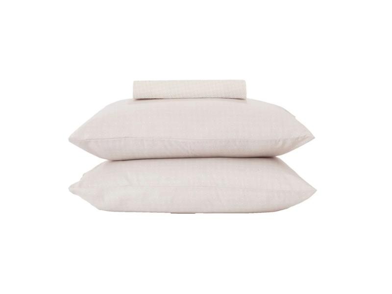 Jogo de Cama Queen Altenburg 3 peças Toque Acetinado Play Almond