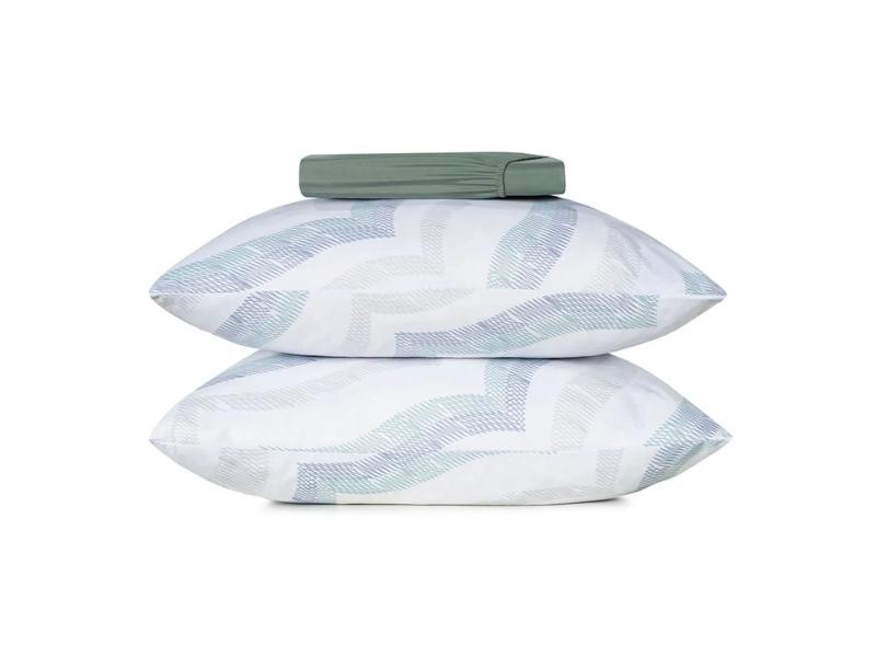 Jogo de Cama Queen Altenburg 3 Peças Toque Acetinado Marine